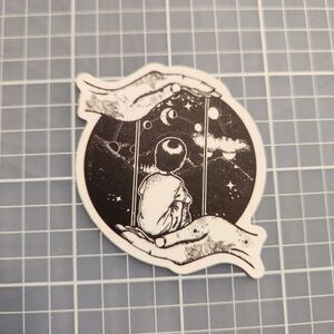 10/$10 sticker Celestial Moon